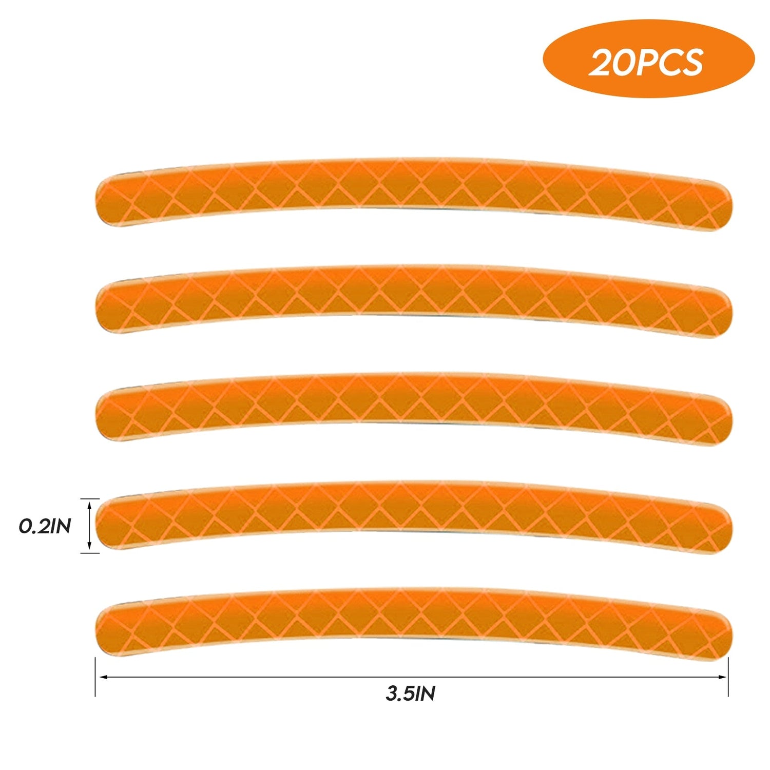 Wheel Luminous Stickers - HOW DO I BUY THIS Orange